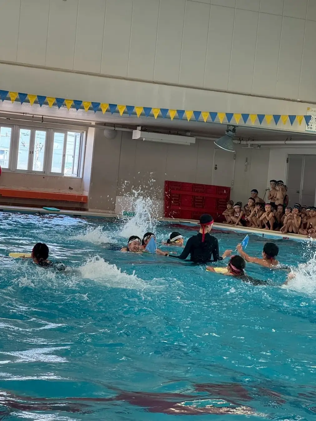 水中フラッグ